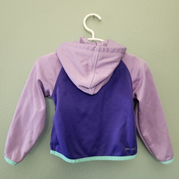 Unisex Toddler Nike Dri Fit Long Sleeve Hooded Jacket, Size 24M - Picture 4 of 7